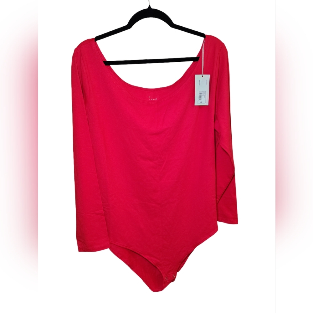 A New Day Women's Long Sleeve Bodysuit Size 2X